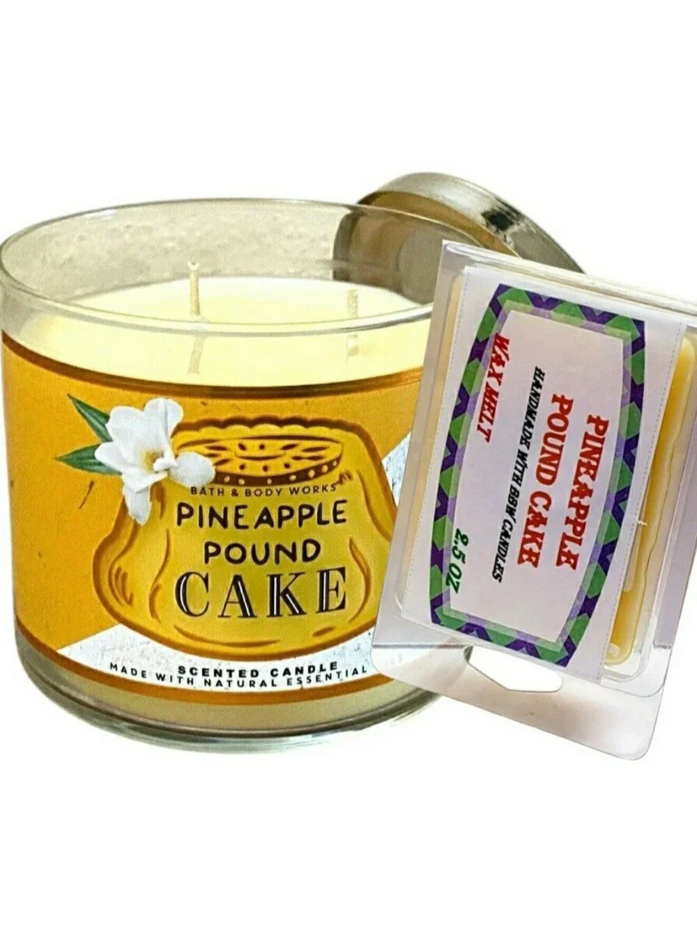 PINEAPPLE POUND CAKE -Bath & Body Works Candle Wax Melts- $8 per pack